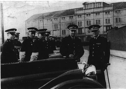 Later than the other CUS photograph and wartime by the headlamp masks, here is seen Chief COnstable Sir Percy Sillitoe, who latrer became head of MI5. Photo Dale Hanley, whose CUS 8 14657 is in this row somewhere