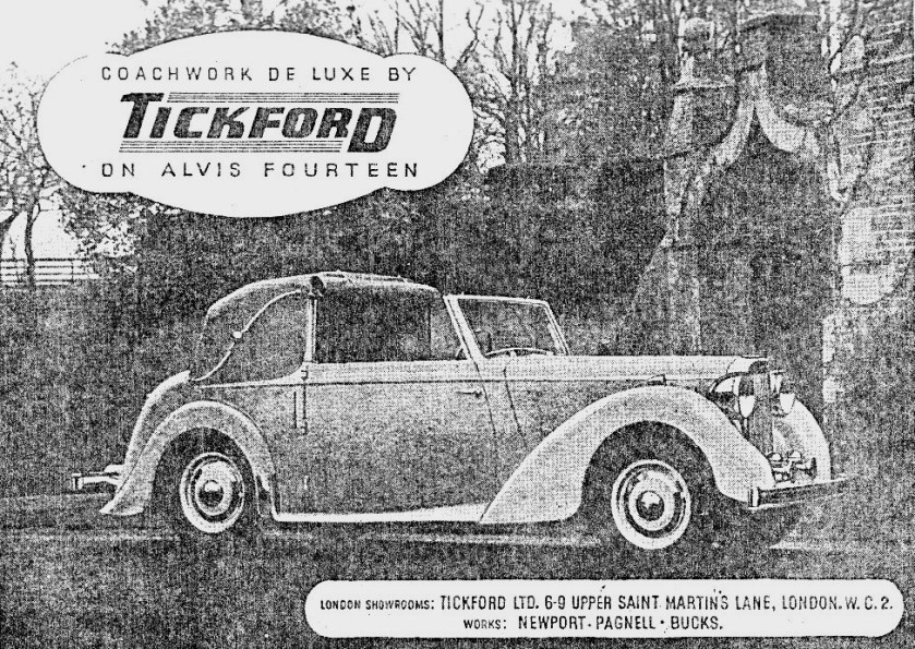 Much of the 14 advertising for the Mulliners uses the word 'Individuality' as the strong message, not so Tickford. This marketing brochure has no such frivolity. What is interesting is that I was told that the nave plate colour should match the interior. It is obvious that for the Tickford it should match the body colour.