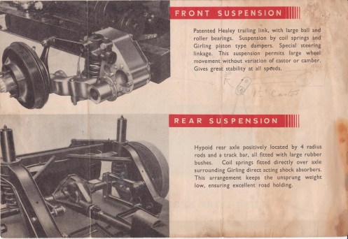 This a rare derivative using only the Three Litre engine and gearbox. Some 28 were made during 1951-54