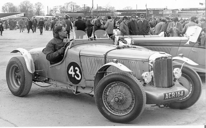 This was a 4.3 special seen a number of times in the 1960's sprint events. I seem to remember it was driven by Rhodes and Collis? Pretty crude special with a crude 'cut-and-shut' chassis and hastily constructed body. Does anyone know what the original car was? The bonnet is from a saloon. I could not find ACR164 in any of the registers. 