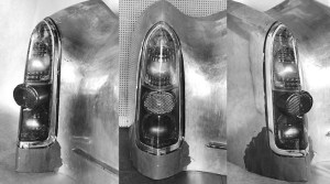 Three views of a proposed use of ????? lights which, thankfully, did not replace the standard units used since 1958