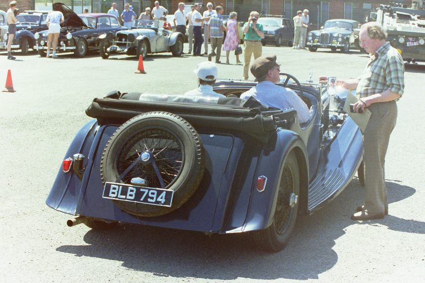 11346 Speed 20 SB at MAD 1987 with Alan Bond - Ernest Shenton giving directions